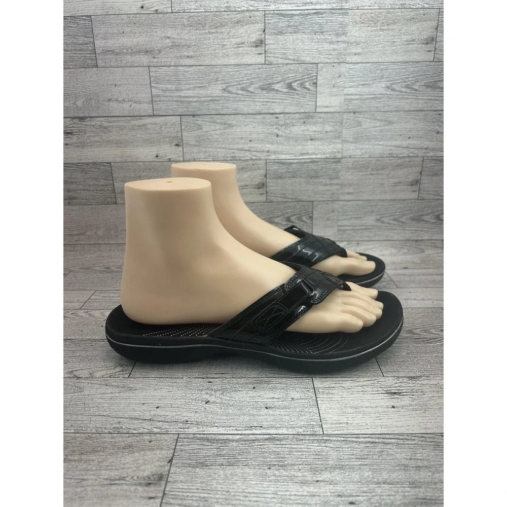 Clarks Cloudsteppers Arla Gracie Sandals Womens Size 8 Comfort‎ Flip Flop Shoes